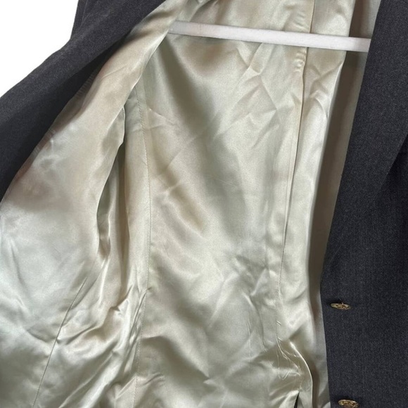 EUC J Crew Schoolboy Blazer Charcoal Size 2 - Picture 3 of 7